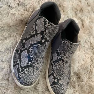 Snake skin sneakers
